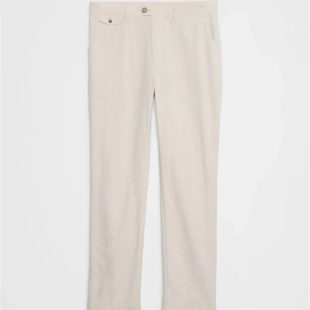 Banana Republic Factory Men’s Linen-Cotton Slim Straight Pants – Size 42x34